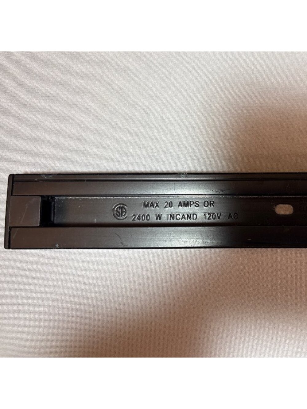HALO Lazer Track Lighting Rail LZR102MB For 120V AC Max 20 Amps 2 Ft Black Track - Picture 6 of 13